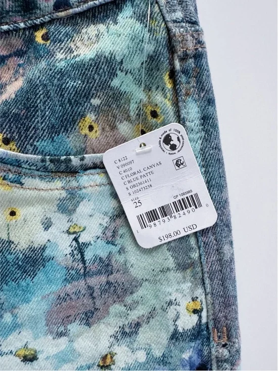 Free People We The Free Tennessee Low-Rise Illusions Jeans | 25 NWT - Picture 11 of 13